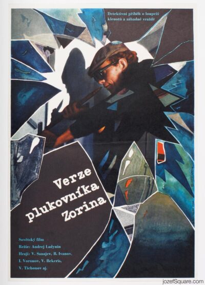 Movie Poster, Colonel Zorin's Version, Pacak, 70s Cinema Art