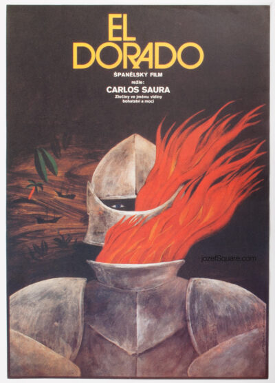 Movie Poster, El Dorado, Jan Tomanek, 80s Cinema Art