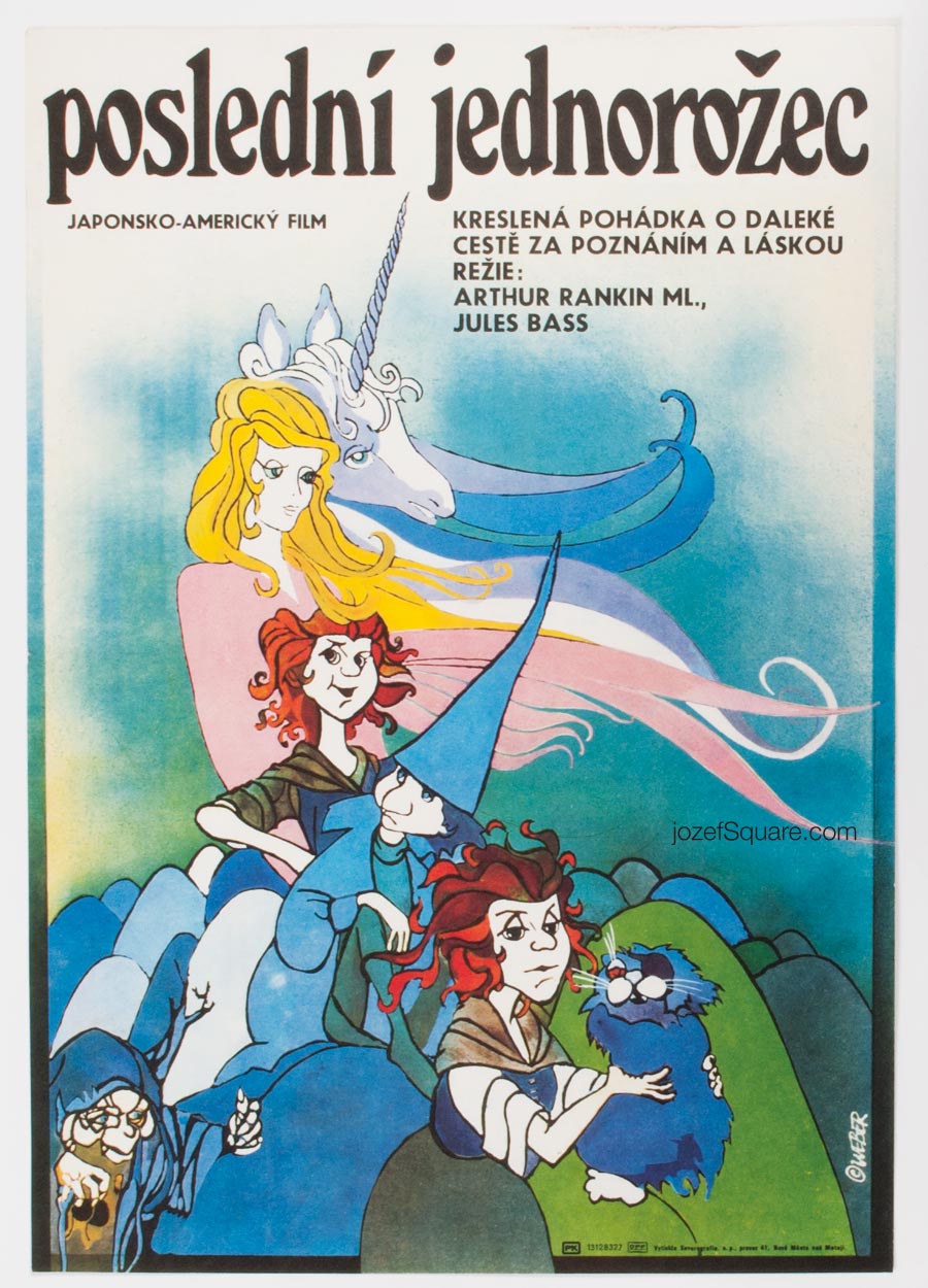 Children Movie Poster, The Last Unicorn, Jan Weber