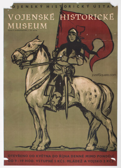 50s Exhibition Poster, Military Historical Museum, Radomir Kolar