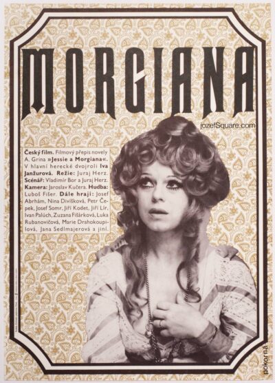 Movie Poster, Morgiana, Juraj Herz, Stanislava Pokorna