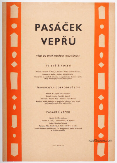 Movie Poster, The Swineherd, Unknown Artist, 60s Cinema Art