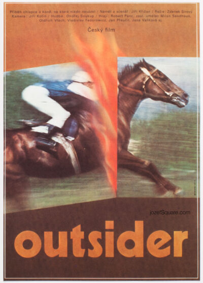 Movie Poster, Outsider, Capek, 80s Cinema Art