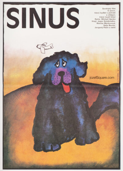Children's Movie Poster, Every Hunter Wants to Know, Jan Tomanek, 80s Cinema Art