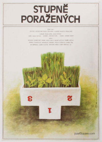 Movie Poster, Podiums of Defeated, Jan Tomanek, 80s Cinema Art