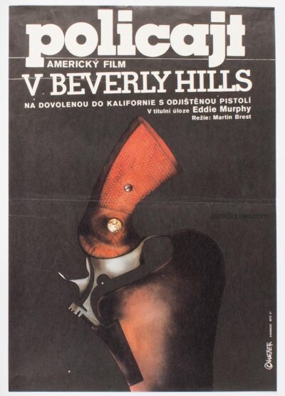 Movie Poster, Beverly Hills Cop, Eddie Murphy, 80s Cinema Art