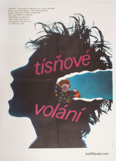 Movie Poster - Emergency Calls, Vratislav Sevcik, 80s Cinema Art