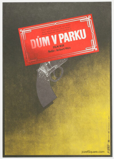 Movie Poster, House in the Park, Zdenek Vlach, 80s Cinema Art