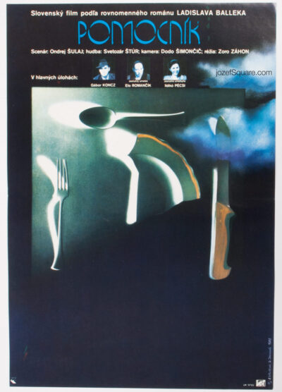 Movie Poster, Assistant, Zuzana Minacova, 80s Cinema Art