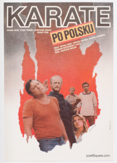 Movie Poster, Karate Polish Style, Alexej Jaros, 80s Cinema Art