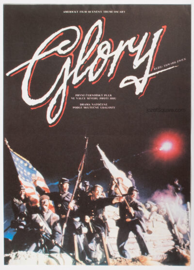 Movie Poster, Glory, Marek Jodas, 80s Cinema Art