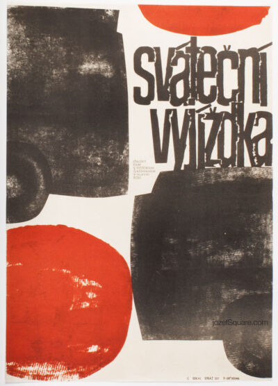 Movie Poster, Easy Life, Zbynek Sekal, 60s Cinema Art