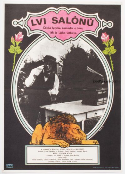 Movie Poster, Social Lions 2, Dobroslav Foll, 70s Cinema Art