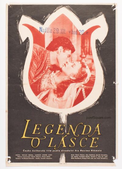 Movie Poster, Legend of Love, Unknown Artist, 50s Cinema Art