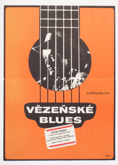 Movie Poster, Outlaw Blues, Vladimir Benetka, 80s Cinema Art