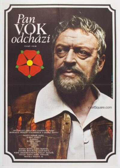 Movie Poster, Sir Vok Is Leaving, Dobroslav Foll, 80s Cinema Art