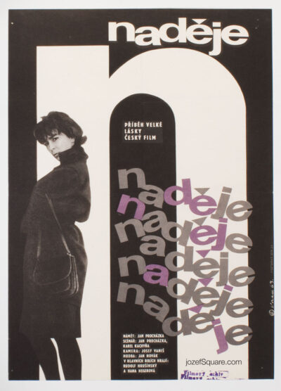 Movie Poster, Hope, Karel Vaca, 60s Cinema Art