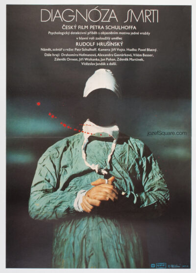 Surreal Movie Poster - Diagnosis Of Death, Olga Polackova-Vyletalova