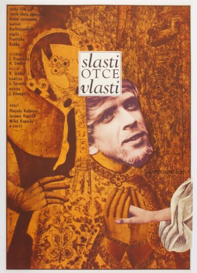 Movie Poster, Pleasures of the Father of His Country, Zdeněk Ziegler, 1969