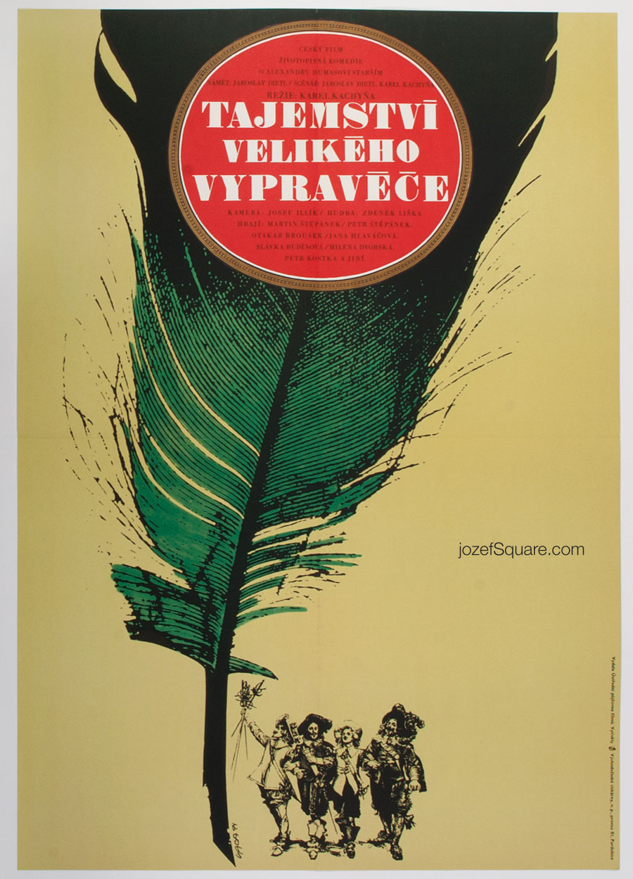 Movie Poster, The Secret of a Great Narrator, Karel Vaca, 70 Cinema Art