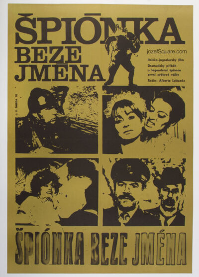 Movie Poster, Fraulein Doktor, Vladimir Smerda, 70s Cinema Art
