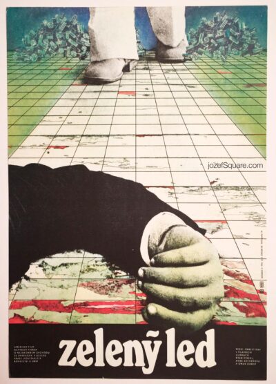 Movie Poster, Green Ice, Zdenek Ziegler, 80s Cinema Art