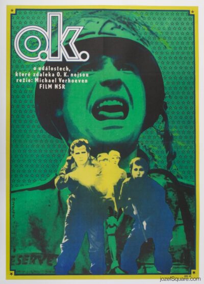 Movie Poster, O.K., Alexej Jaros, 70s Cinema Art