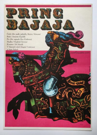 Movie Poster - Prince Bajaja, Karel Vaca, 1971