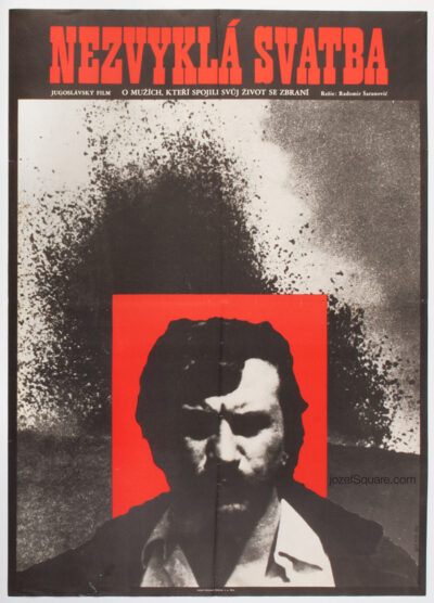 Movie Poster, Wedding, Zdenek Virt, 70s Cinema Art