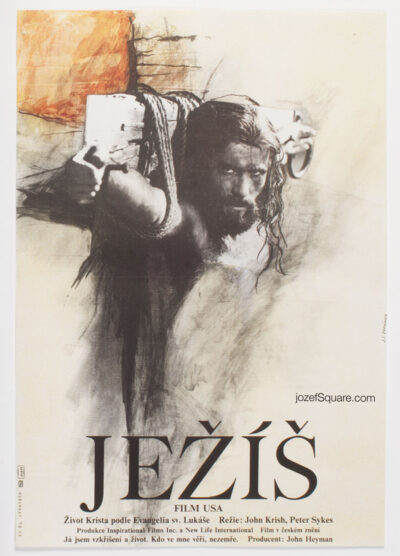 Movie Poster, Jesus, 70s Cinema Art