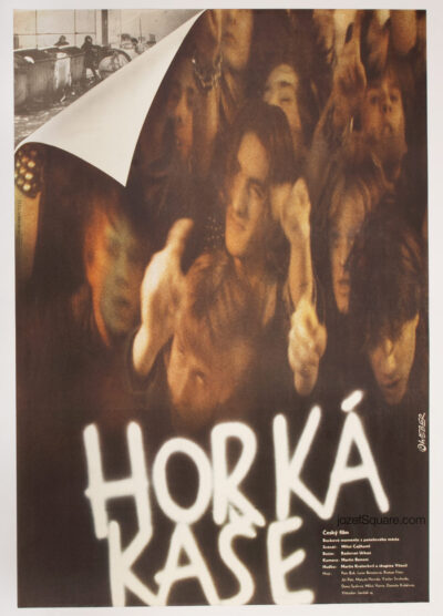 Movie Poster, Hot Problem, Jan Weber, 80s Cinema Art