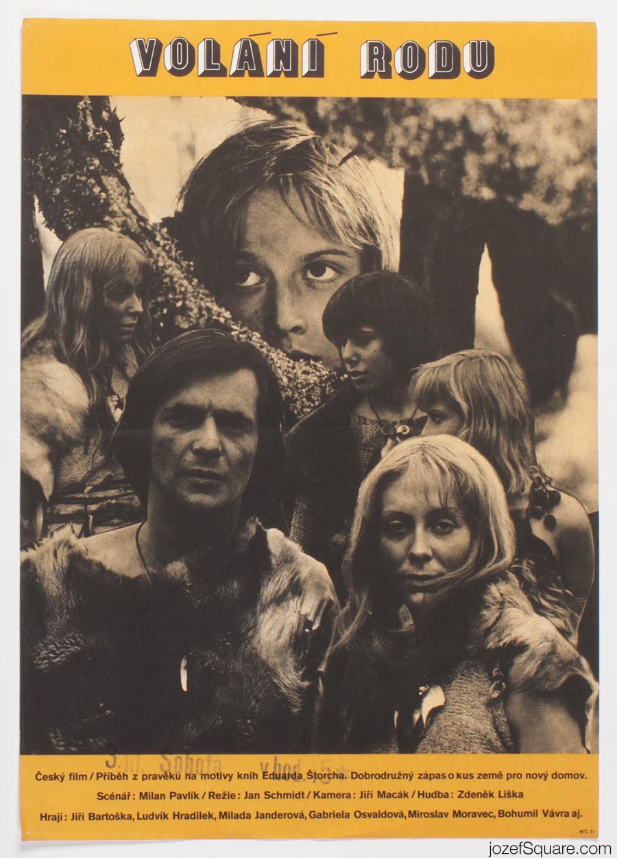Movie Poster, Indivisible Clan, 70s Cinema Art