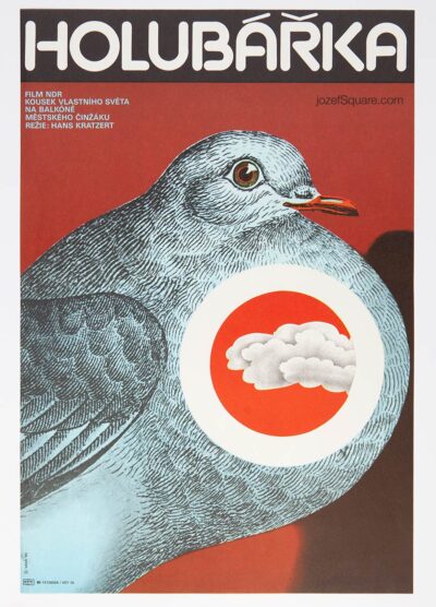 Movie Poster, Dove Girl, Karel Vaca, 1980s Cinema Art