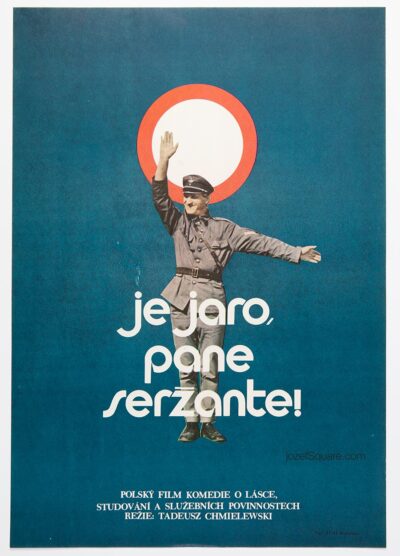 Movie Poster, It's Spring, Sergeant, Karel Vaca, 1970s Cinema Art