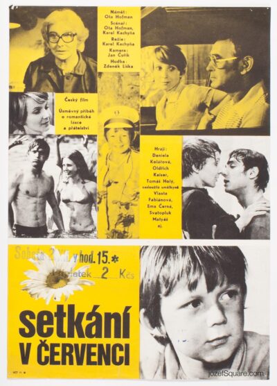 Movie Poster, Meeting in July, Unknown Artist, 1970s Cinema Art