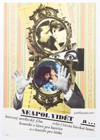 Movie Poster, To See Naples and..., Libor Fara, 1970s Cinema Art