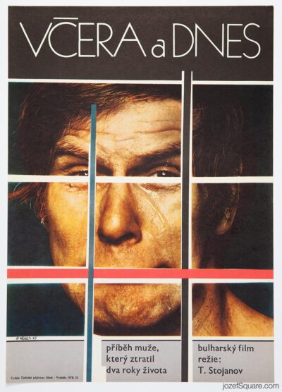 Movie Poster, Presence, Vladimir Vaclav Palecek, 1970s Cinema Art