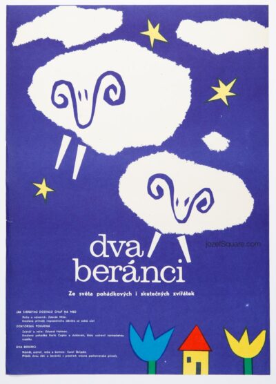 Movie Poster - Two Lambs, Unknown Artist, 1960s Cinema Art
