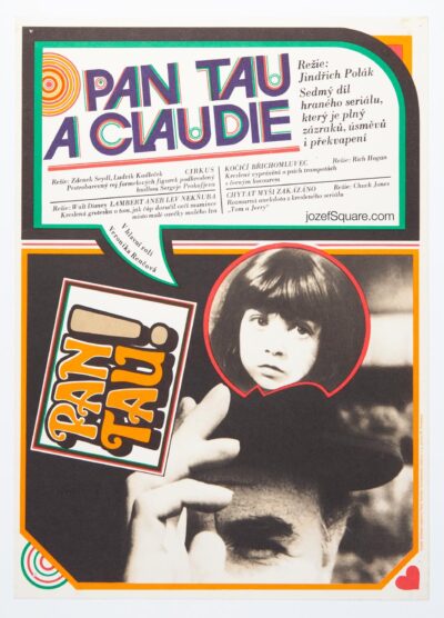 Movie Poster, Mr Tau and Claudia, Unknown Artist, 1970s Cinema Art