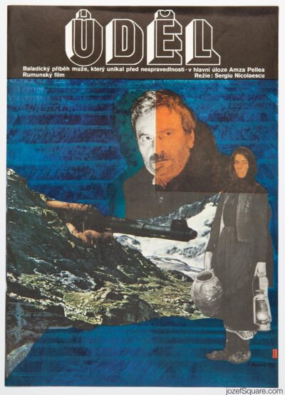 Movie Poster, The Doom, Karel Zavadil, 1970s Cinema Art