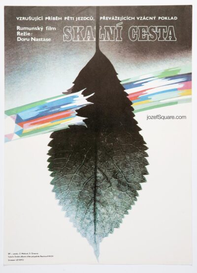 Movie Poster, Road of Bones, Zuzana Minacova, 1980s Cinema Art