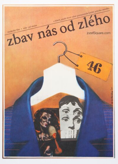 Movie Poster, Deliver Us from Evil, Olga Starkova, 1970s Cinema Art