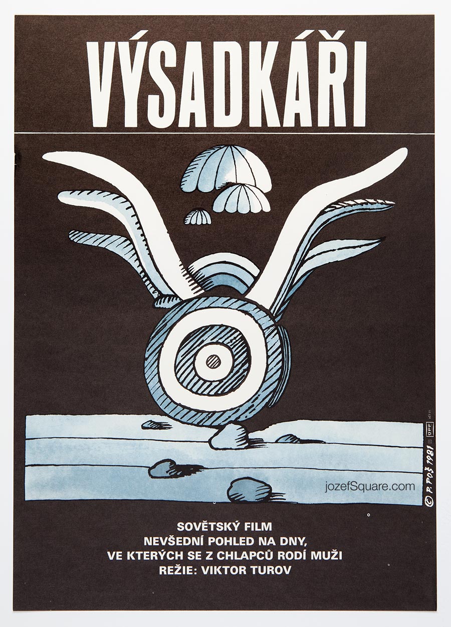 Movie Poster, Starting Point, Petr Pos, 1980s Cinema Art