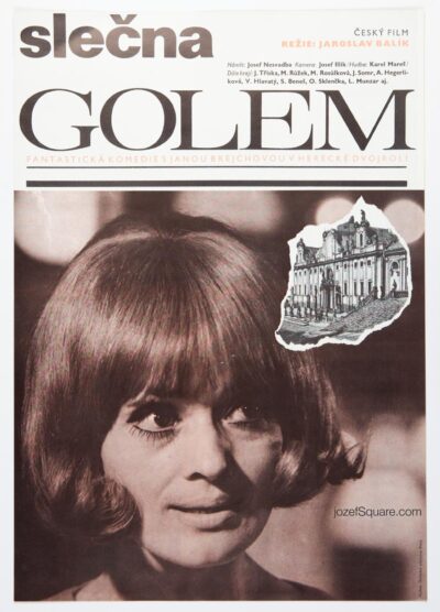 Movie Poster, Miss Golem, Unknown Artist, 1970s Cinema Art