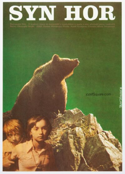 Movie Poster, Son of the Mountains, Alena Nievaldova, 1980s Cinema Art