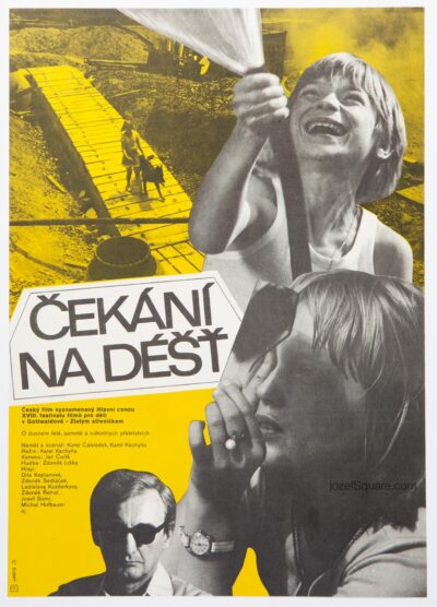 Movie Poster, Waiting for Rain 2, František Subrt, 1970s Cinema Art
