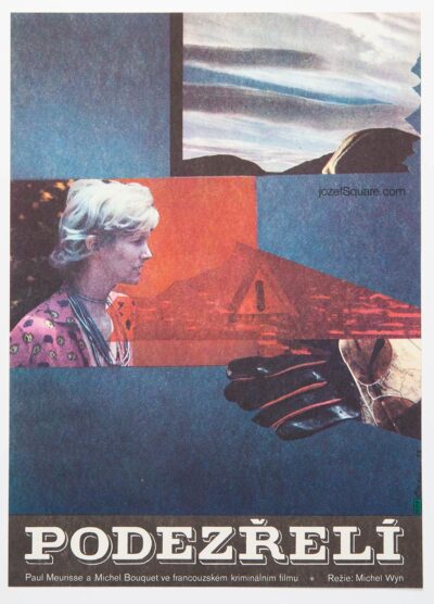 Movie Poster, The Suspects, Karel Zavadil, 1970s Cinema Art