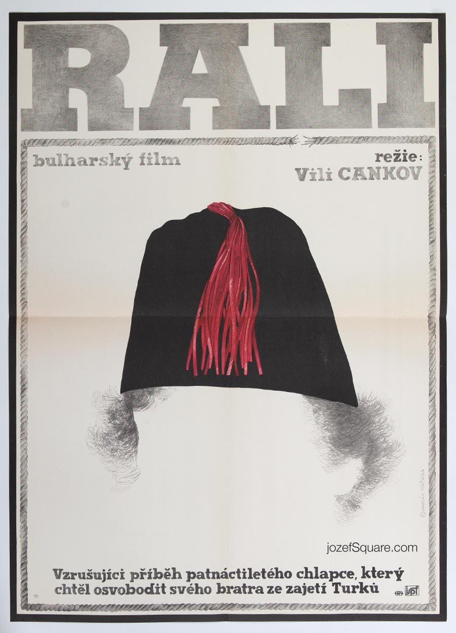 Movie Poster, Rali, Marian Macuga, 1970s Cinema Art