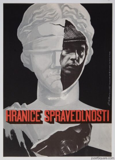 Movie Poster, Preventive Detention, Miroslav Hrdina, 1980s Cinema Art