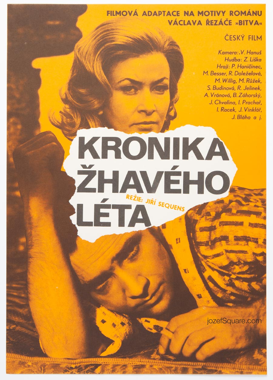 Additional Movie Poster, Chronicle of a Hot Summer 3, Unknown Artist, 1970s Cinema Art